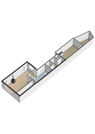 Floorplan - Witte de Withstraat 34, 3752 CX Bunschoten-Spakenburg